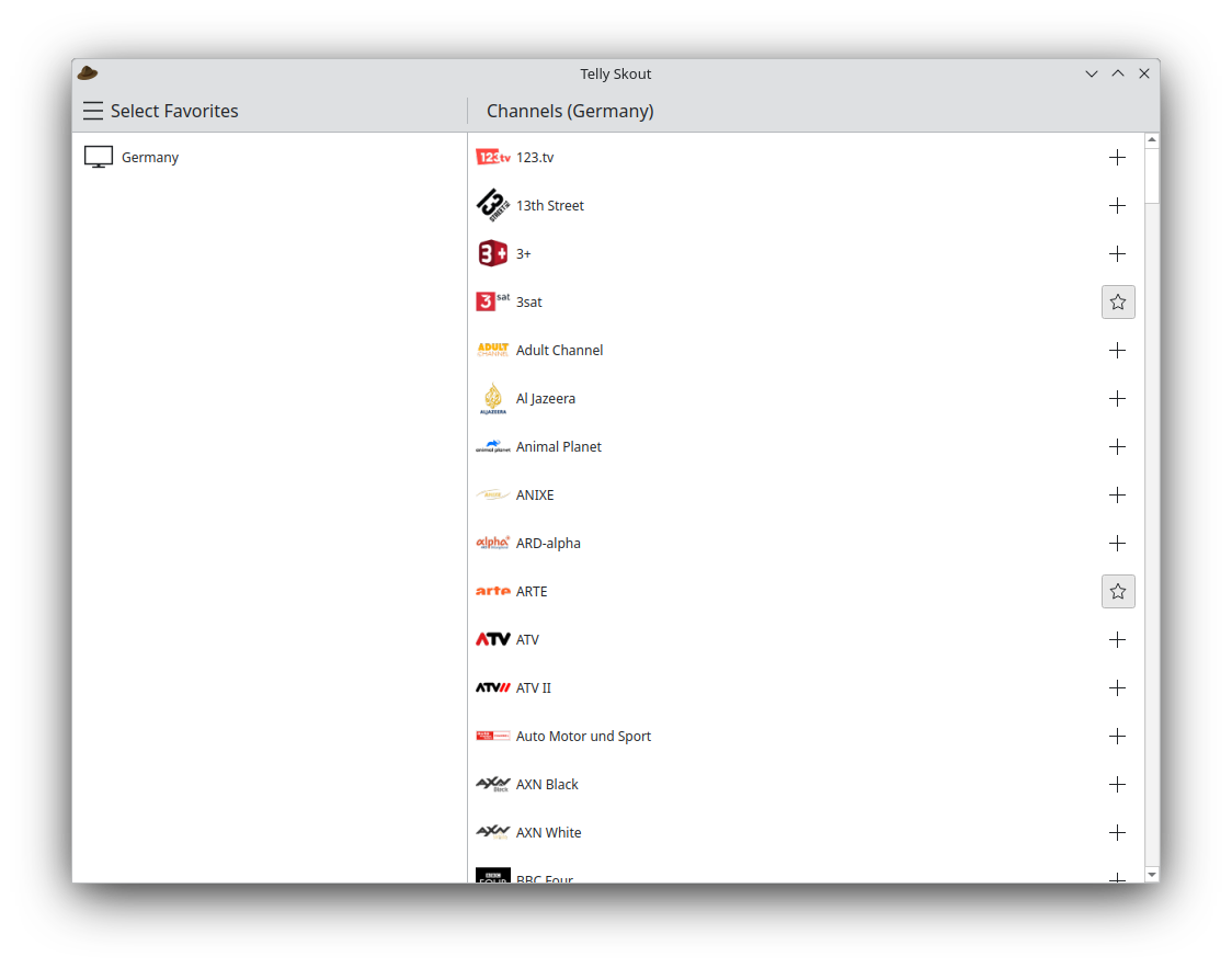 Select Favorites